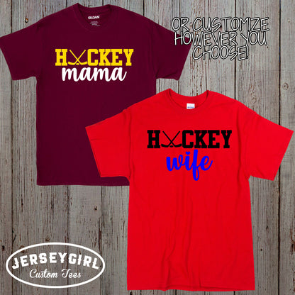 custom hockey girlfriend shirt