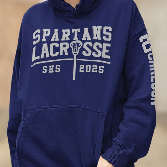 custom lacrosse hoodie