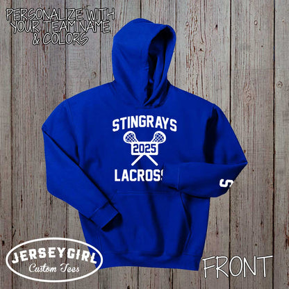 custom lacrosse sweatshirt