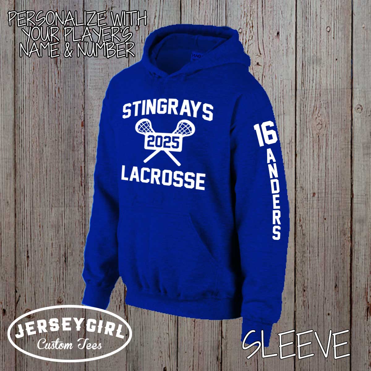 custom lacrosse sweatshirt