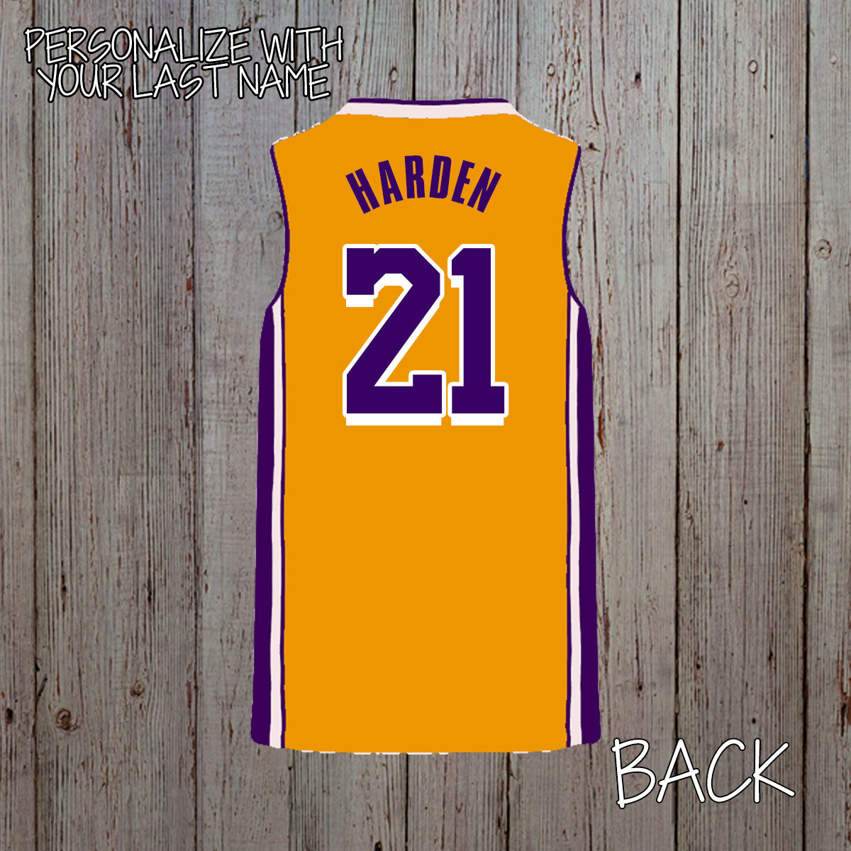 custom purple and yellow basketball jersey