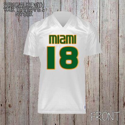custom Miami football jersey