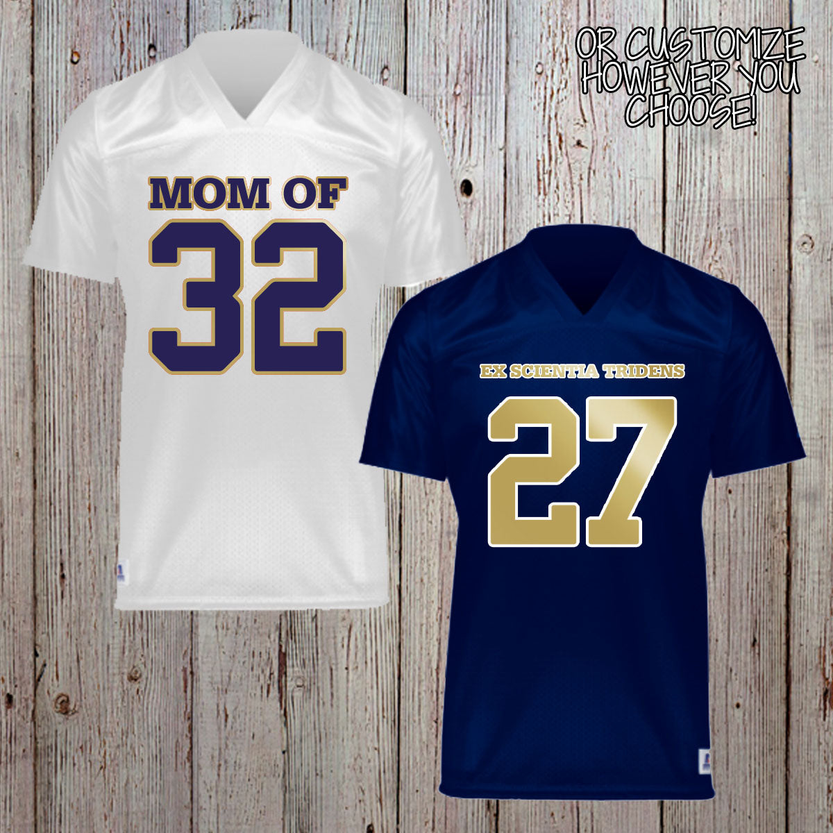custom Navy football jersey
