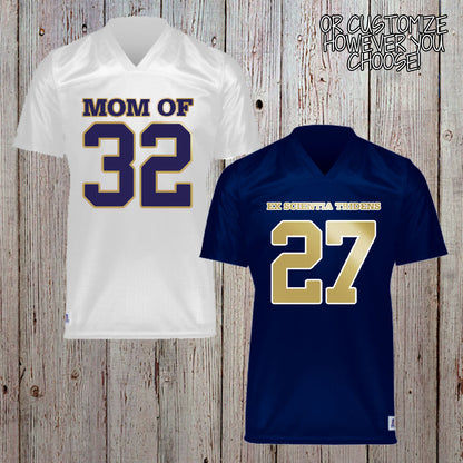 custom Navy football jersey