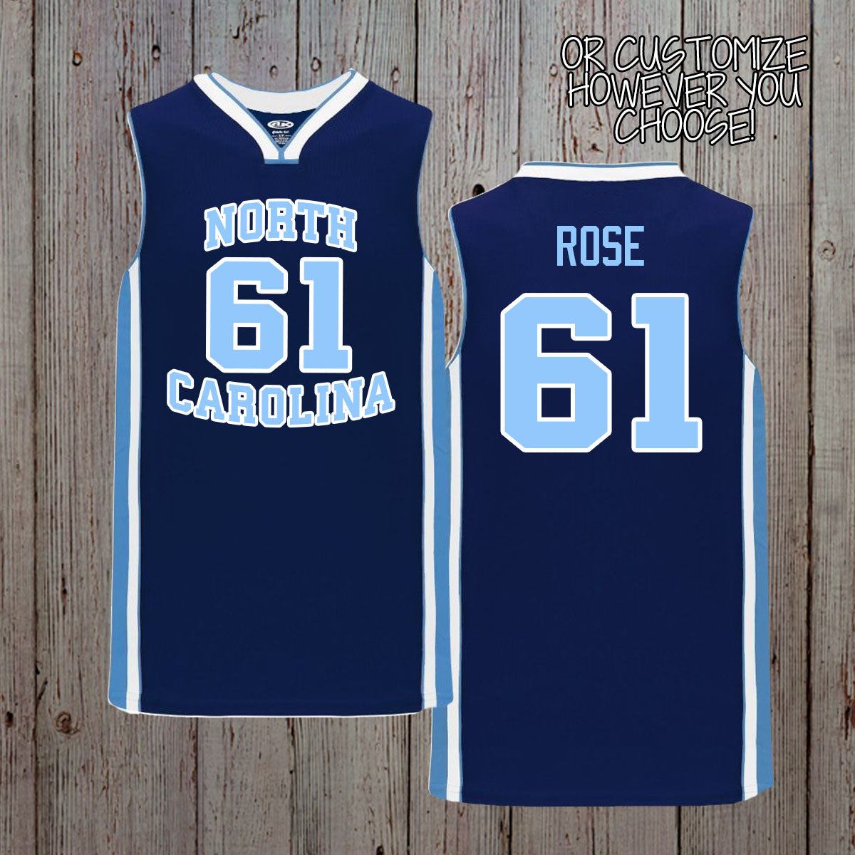 custom North Carolina basketball jersey
