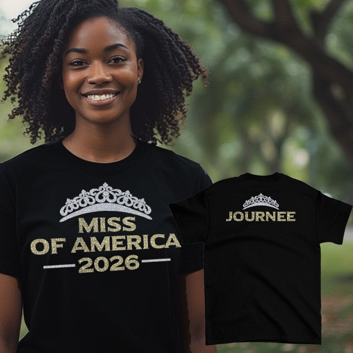 custom pageant title shirt