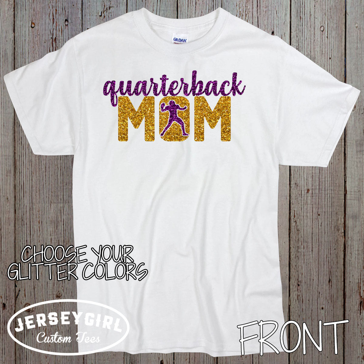 custom quarterback mom shirt