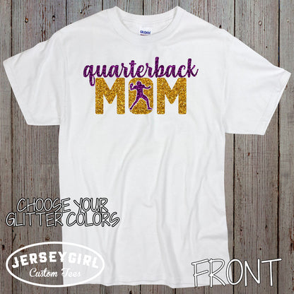 custom quarterback mom shirt