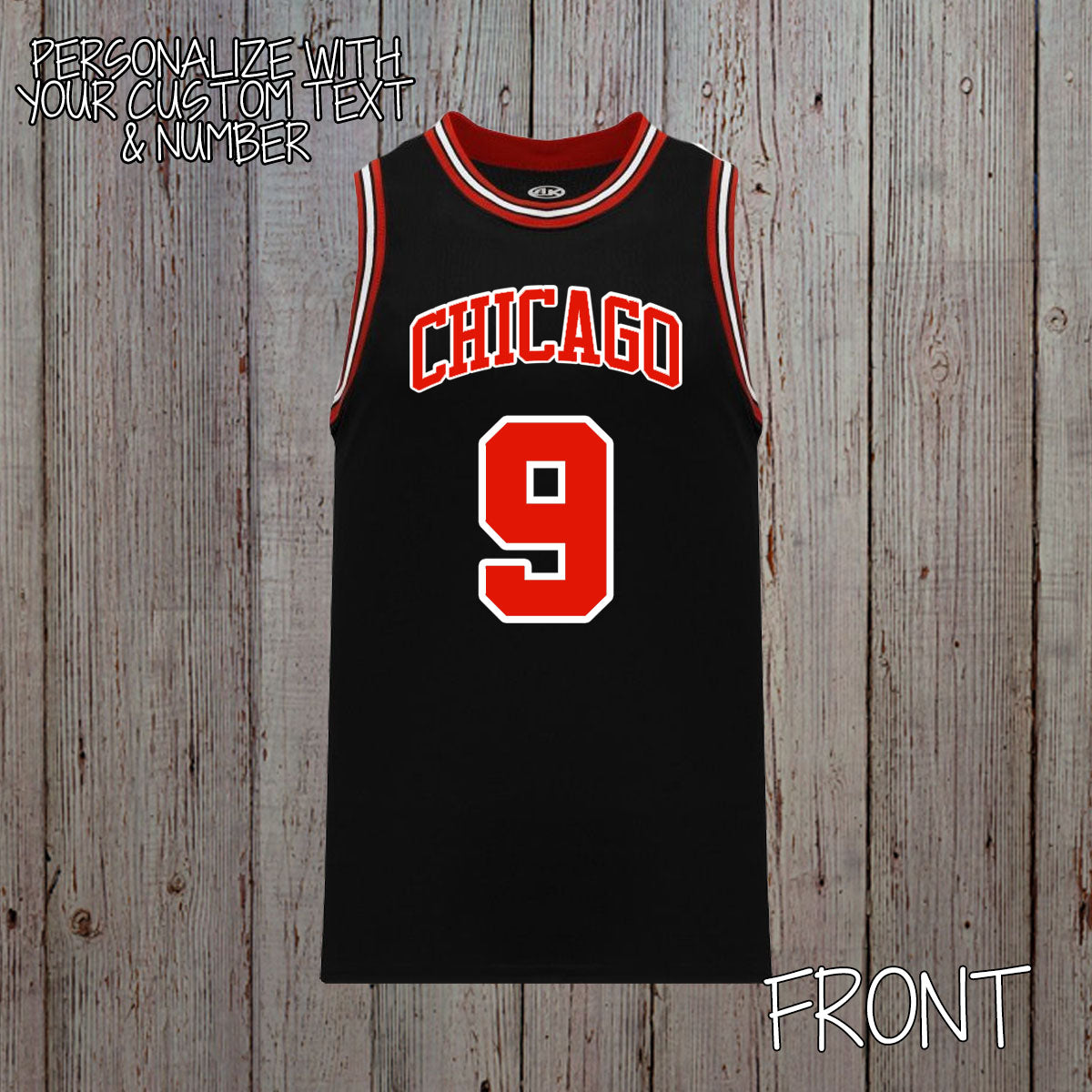 custom red basketball jersey