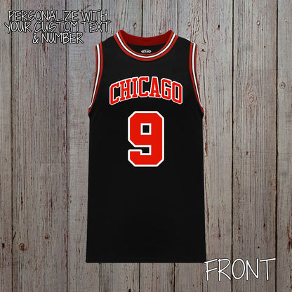 custom red basketball jersey