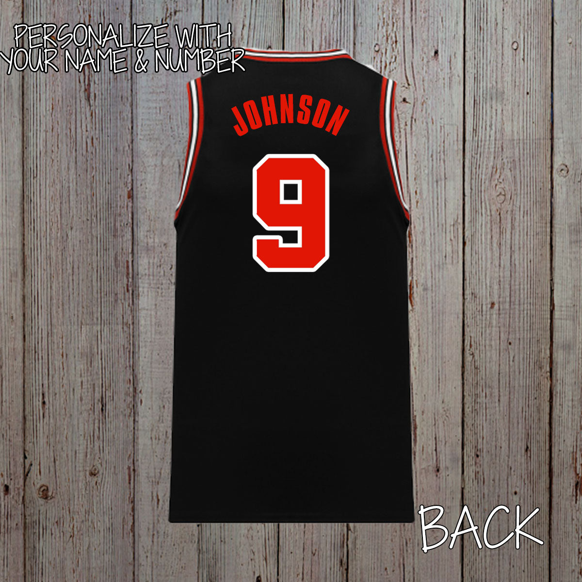 custom red basketball jersey