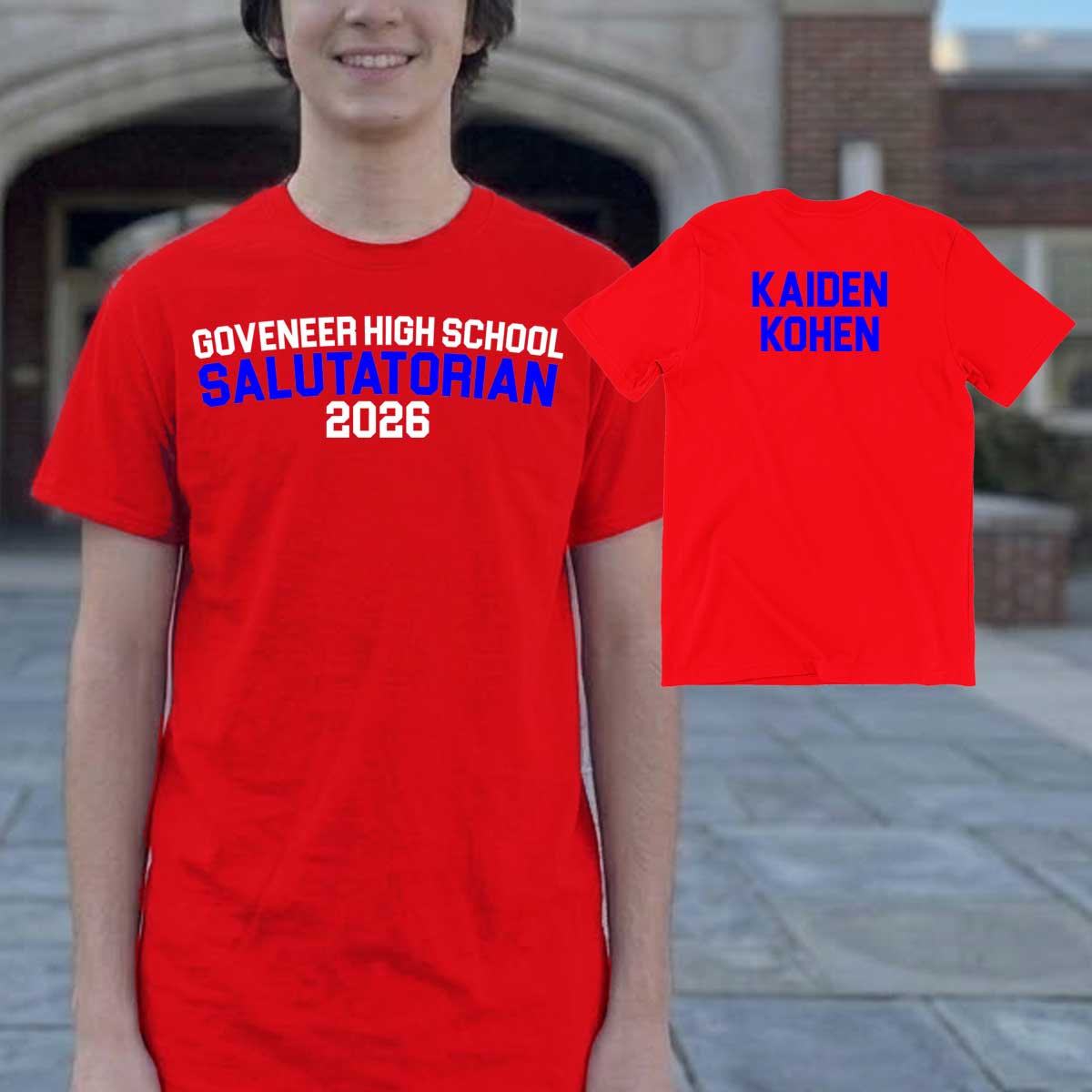 custom salutatorian shirt