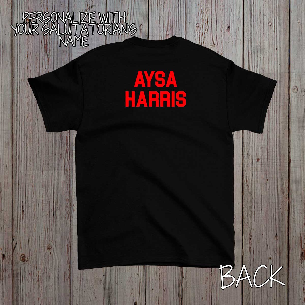 custom salutatorian shirt