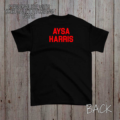 custom salutatorian shirt