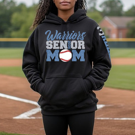 custom baseball senior mom sweatshirt 