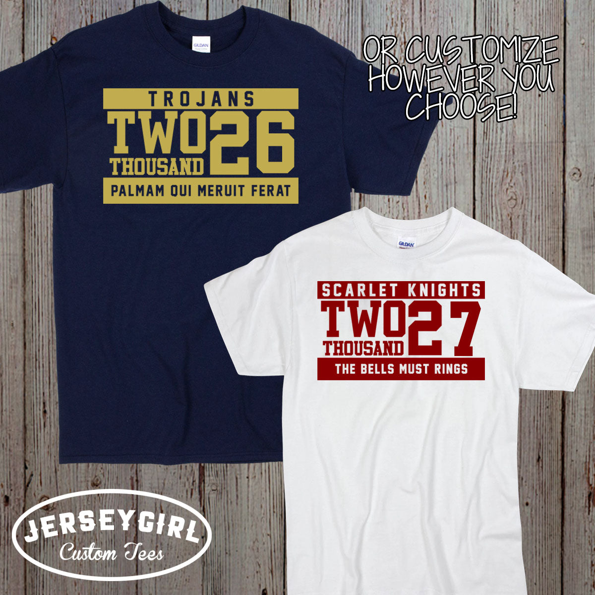 custom high school senior shirts