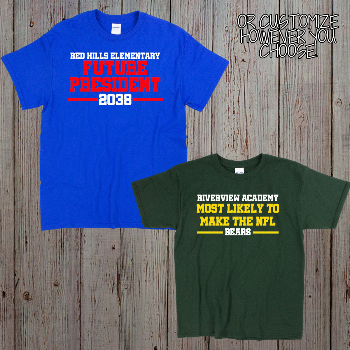custom senior superlative shirt