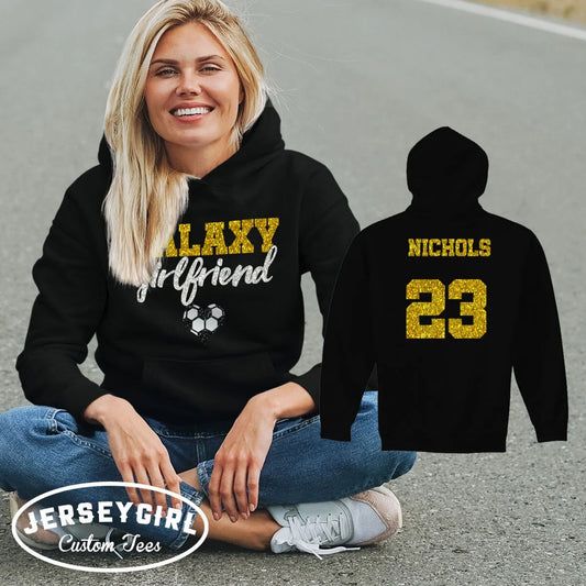 custom soccer girlfriend hoodie