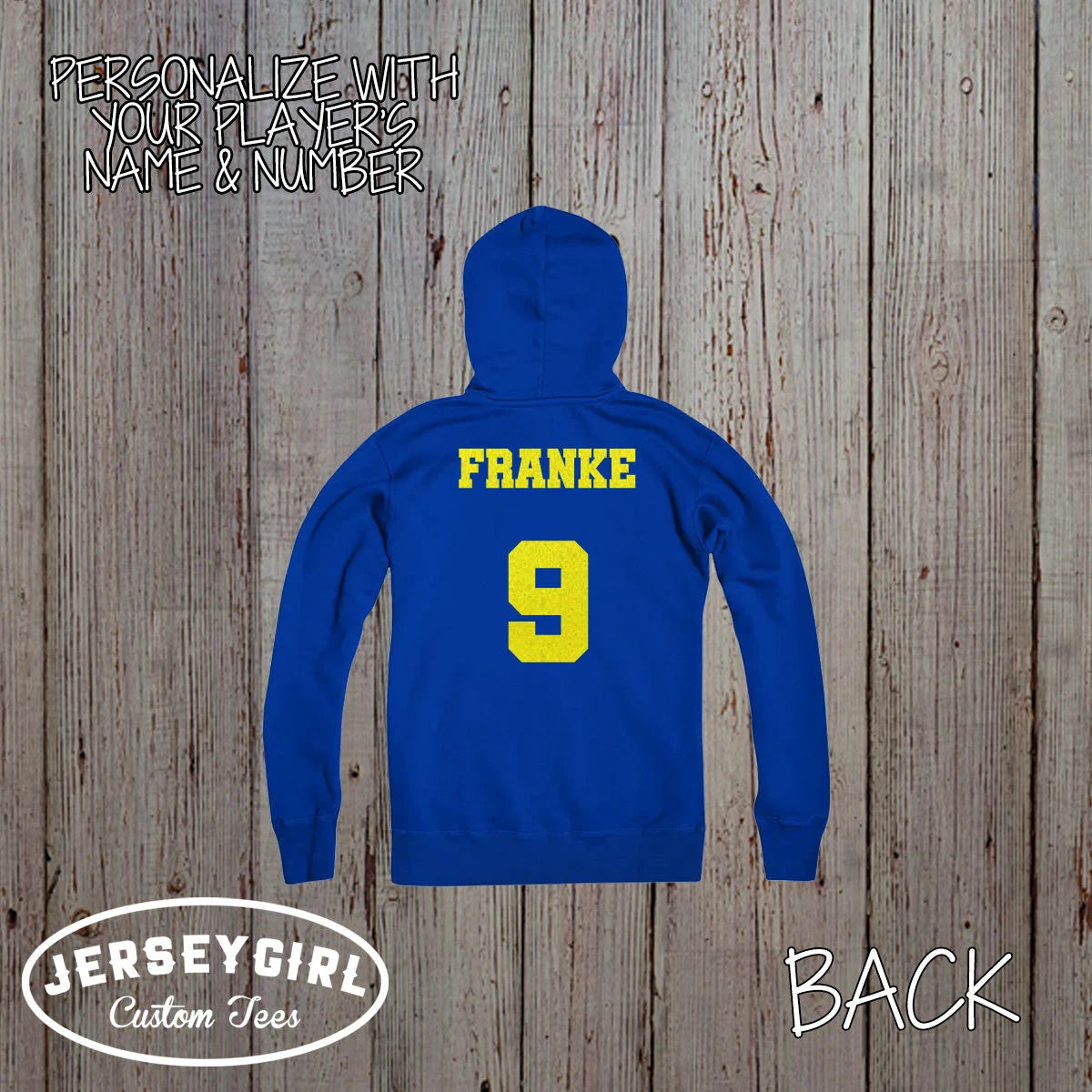 custom soccer girlfriend hoodie