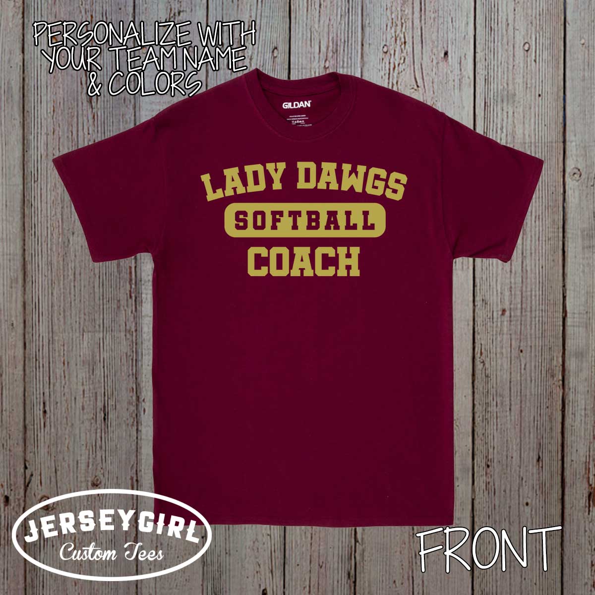 personalized softball coach shirt