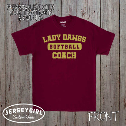 personalized softball coach shirt