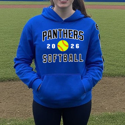 custom softball team hoodies