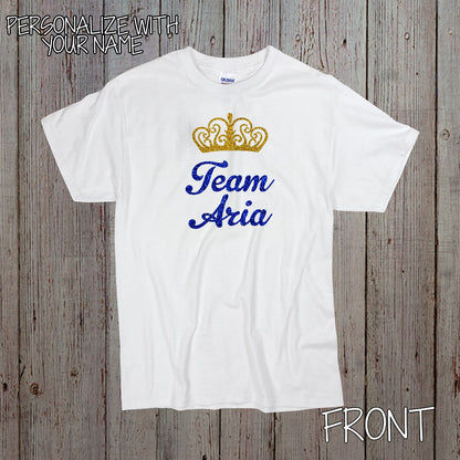 custom team pageant shirts