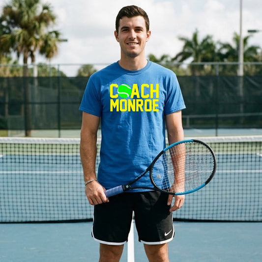 custom tennis coach shirt