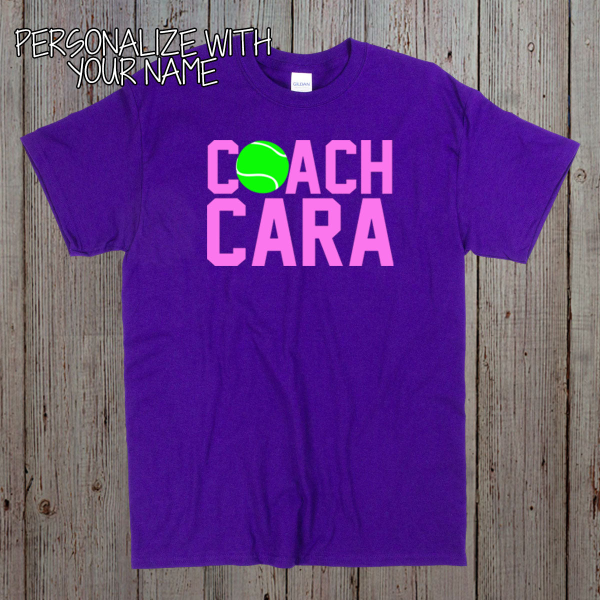 custom tennis coach shirt