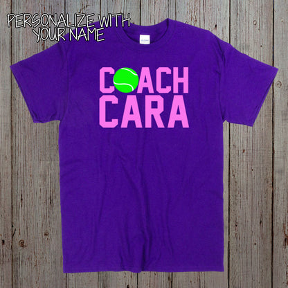 custom tennis coach shirt