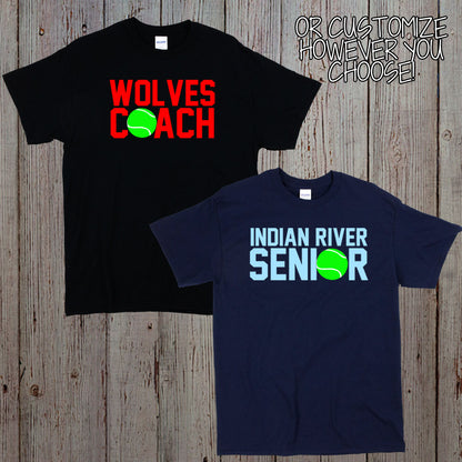 custom tennis coach shirt