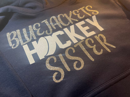 custom toddler hockey sister hoodie 