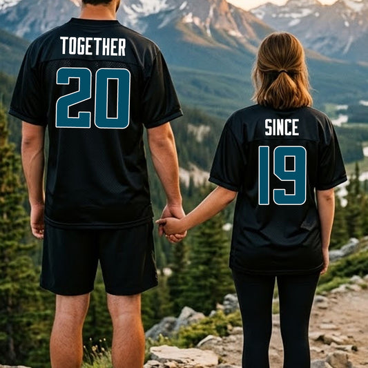 custom together since football jerseys