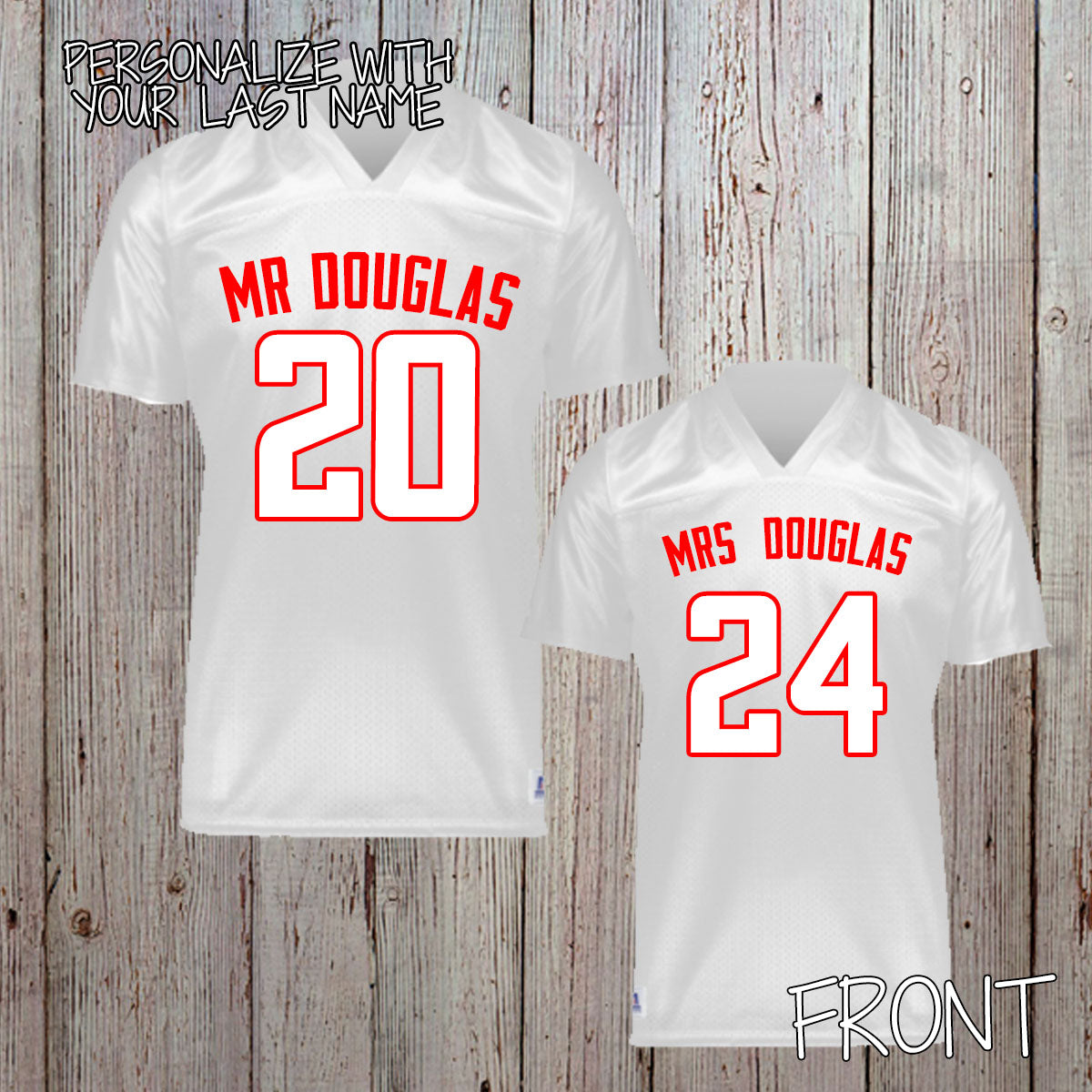 custom together since football jerseys