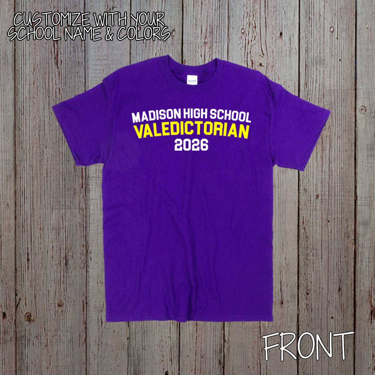 custom valedictorian shirt