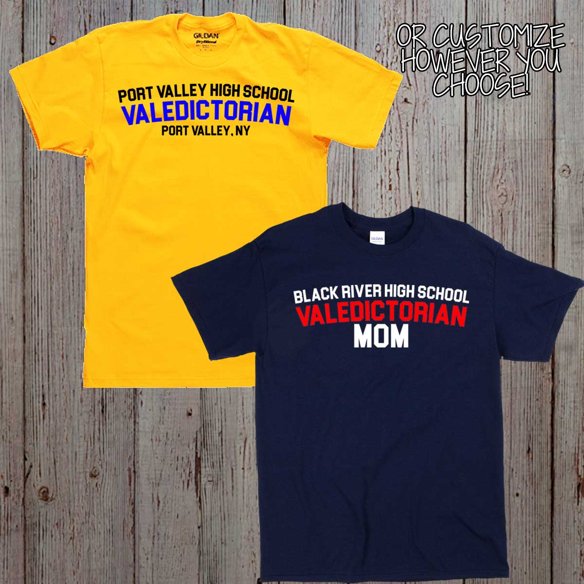 custom valedictorian shirt