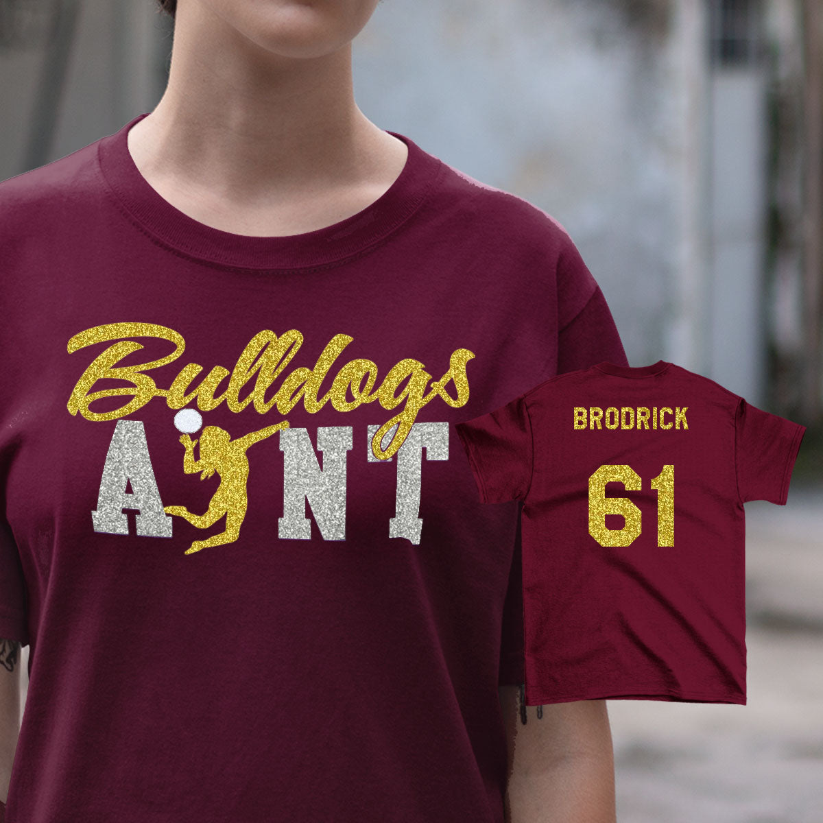 custom volleyball aunt shirt
