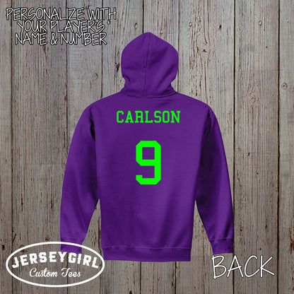 custom volleyball team hoodies