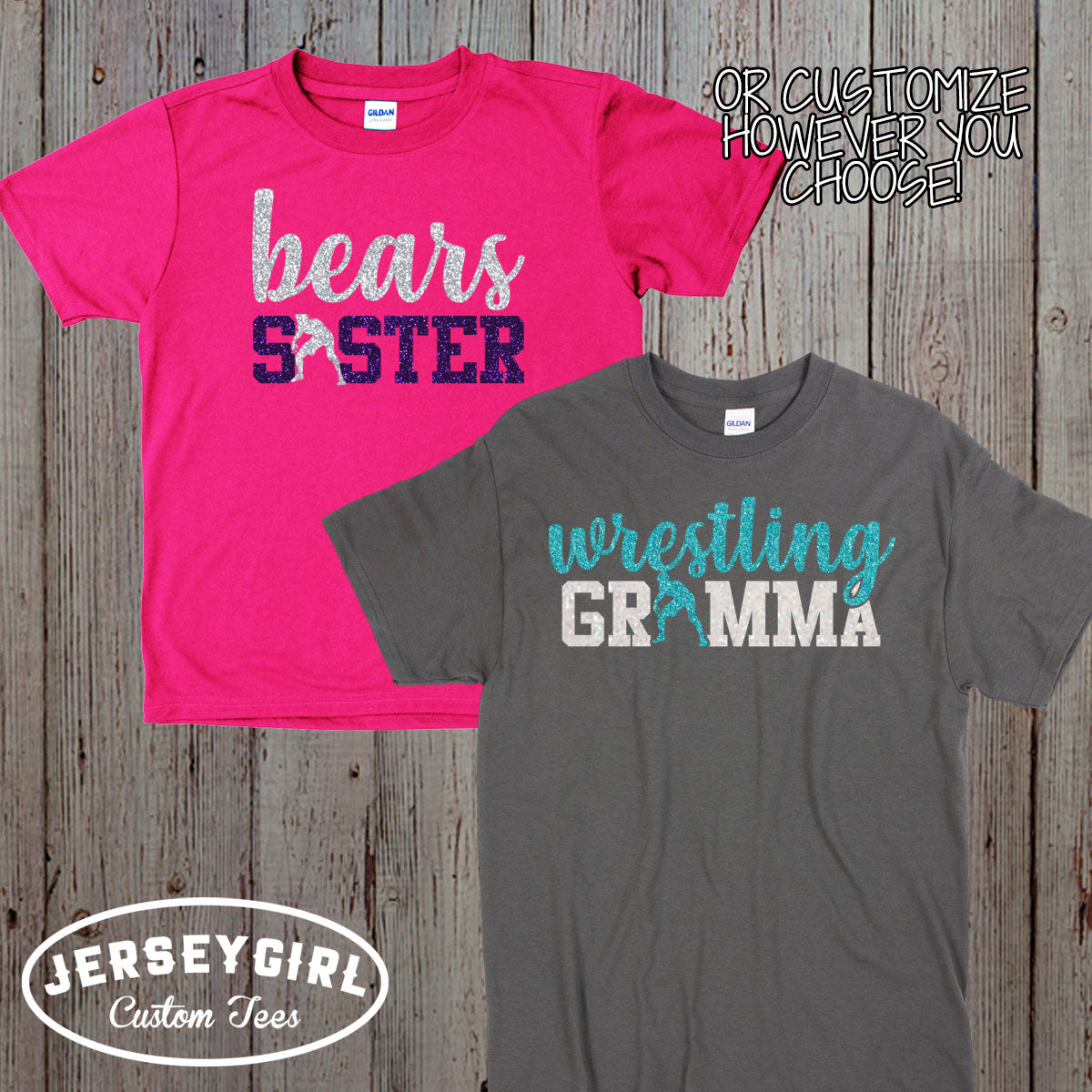 custom wrestling mom shirt with wrestler's name