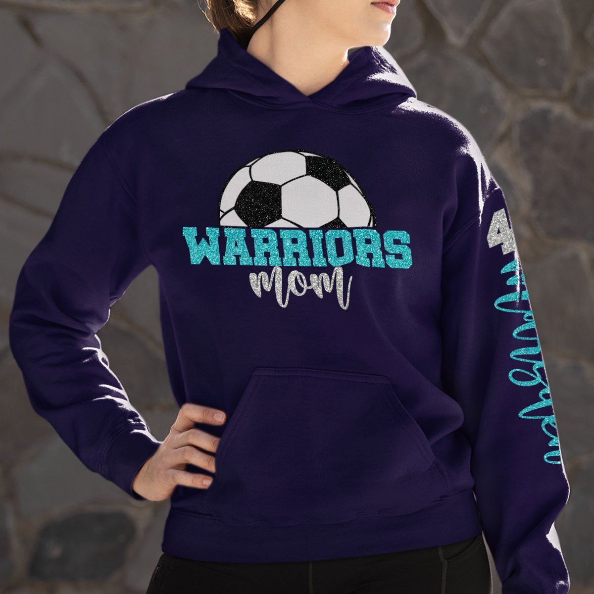 customized soccer mom hoodie