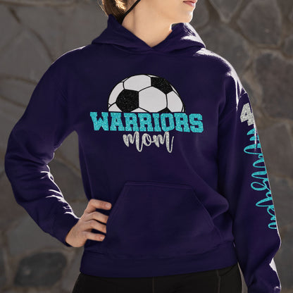 customized soccer mom hoodie