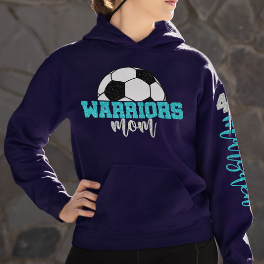 customized soccer mom hoodie