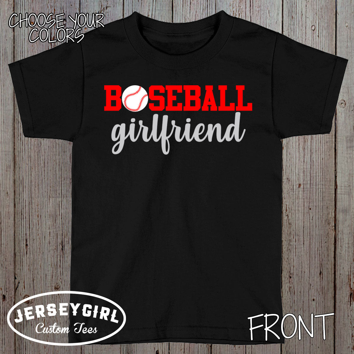 custom baseball girlfriend shirt