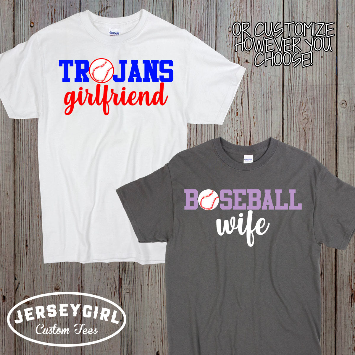 custom baseball girlfriend shirt