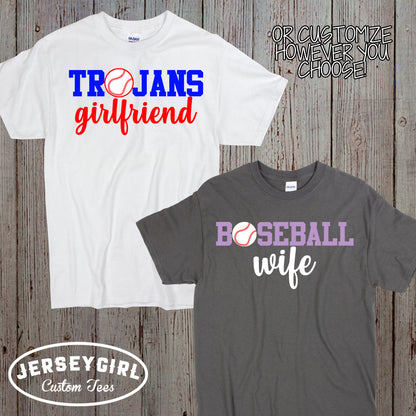 custom baseball girlfriend shirt