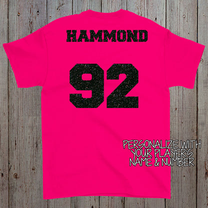 Personalized Cute Volleyball Mom Shirt