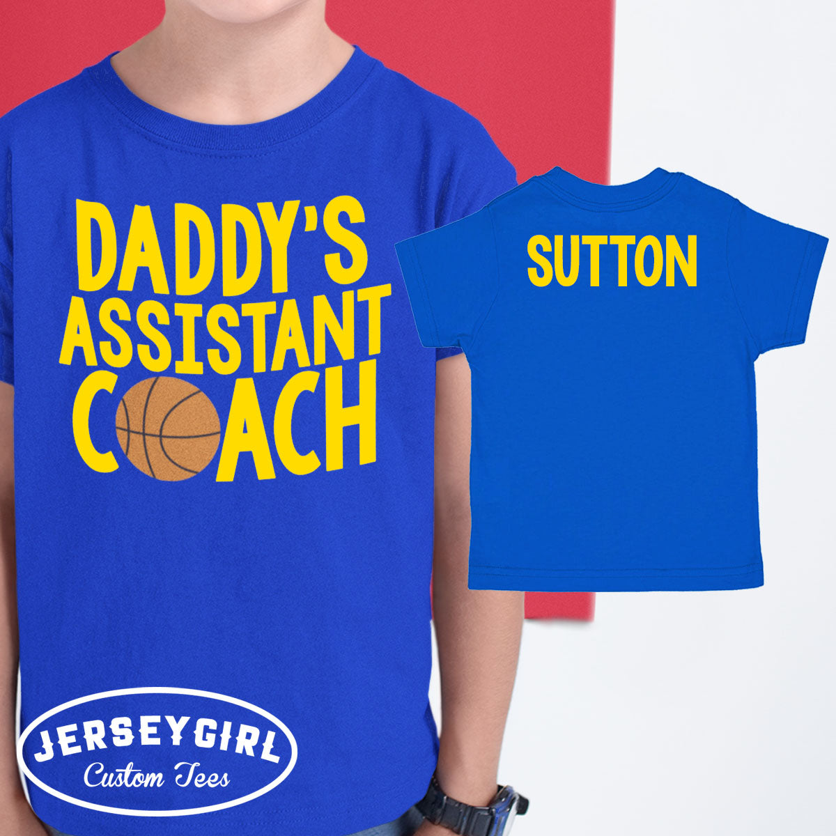 daddy's assistant coach basketball shirt