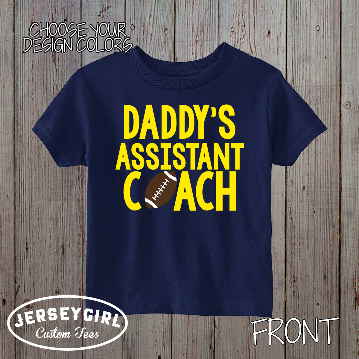 Daddy's Assistant Coach football shirt