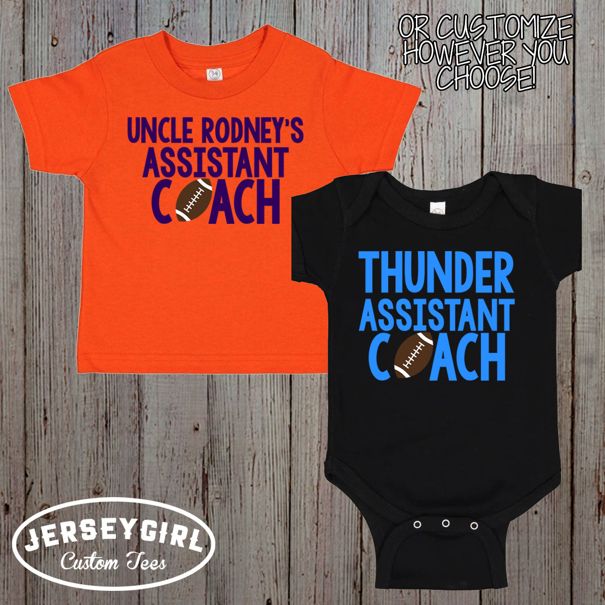 Daddy's Assistant Coach football shirt