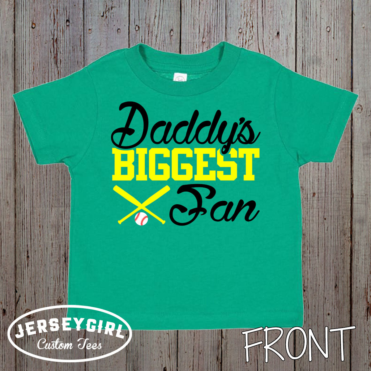 daddy's biggest fan baseball bodysuit